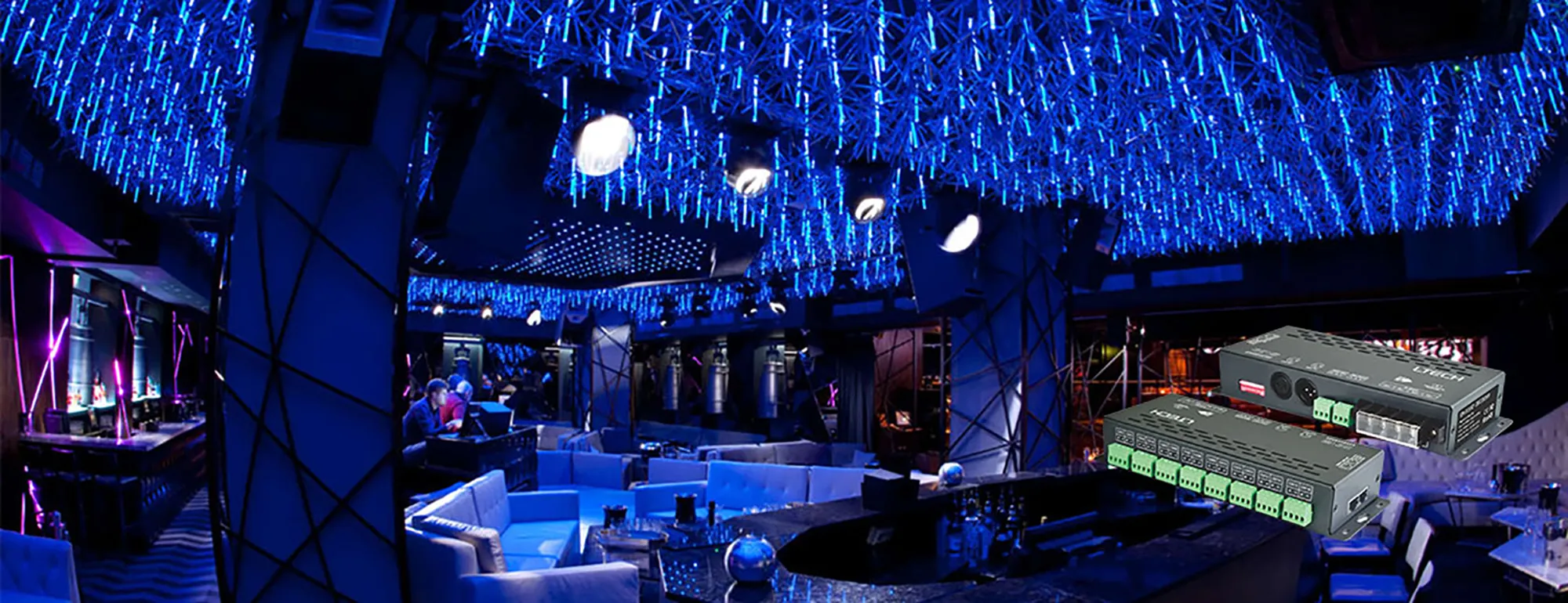 16 Channel CC DMX Decoder 12/24/36/48V DC 880-350  LTECH DMX Controller